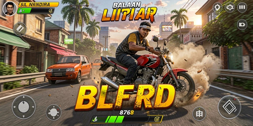Tampilan gameplay yang seru dan menegangkan di 8768.