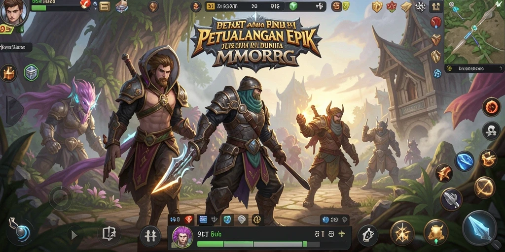 Tampilan gameplay seru di dunia fantasi 9ET.