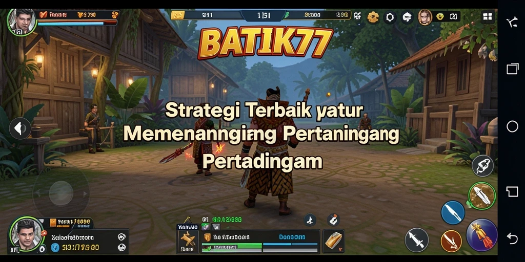 Tampilan gameplay menarik <strong>BATIK77</strong> dengan strategi mendalam.