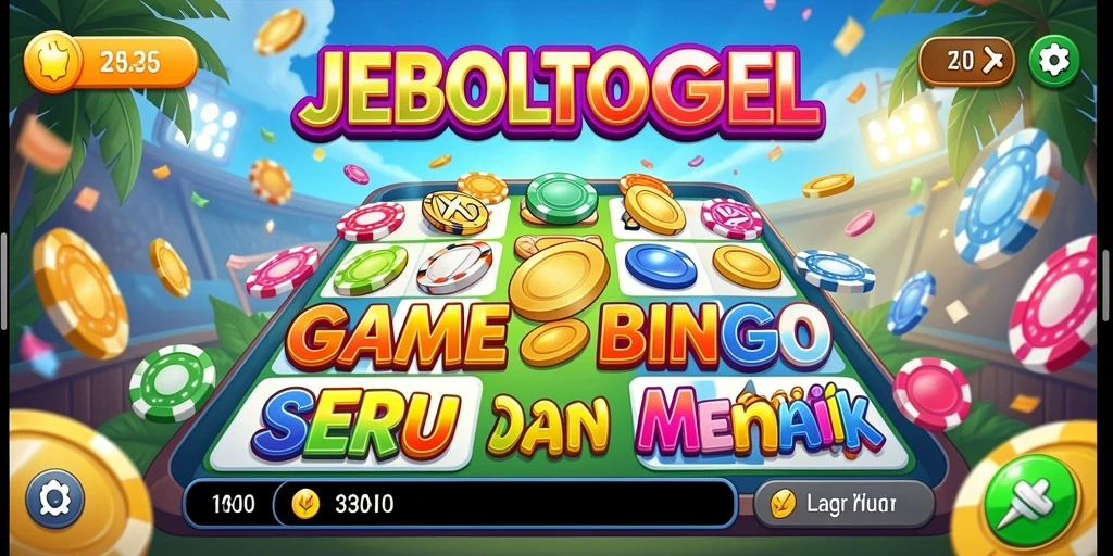 Tampilan gameplay seru dari JEBOLTOGEL yang menampilkan Bingo.