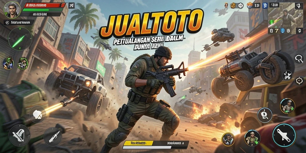 Tampilan aksi mendebarkan dalam JUALTOTO dengan pertarungan yang intens.