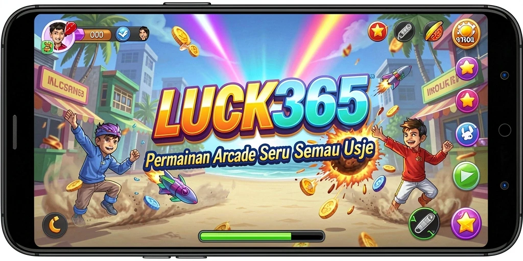 Screenshot gameplay <strong>LUCK365</strong> menunjukkan tantangan seru dan menakjubkan.