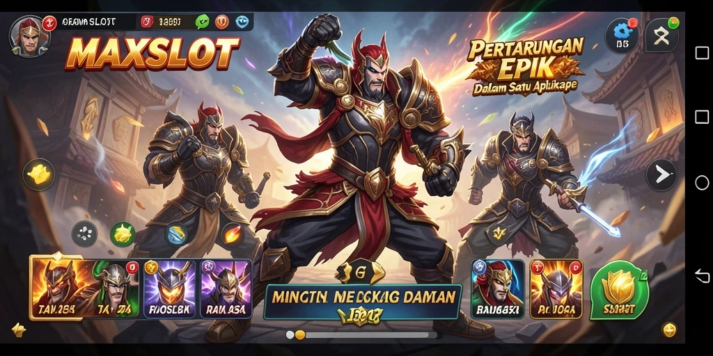 Gameplay seru dan pertarungan epik di MAXSLOT.
