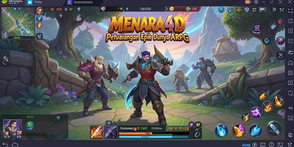 Gameplay MENARA4D yang mendebarkan dan penuh aksi.