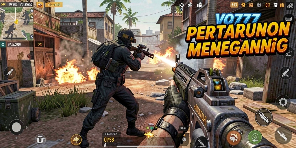 Screenshot menampilkan gameplay menyeru dari VO777 dalam mode TPS.